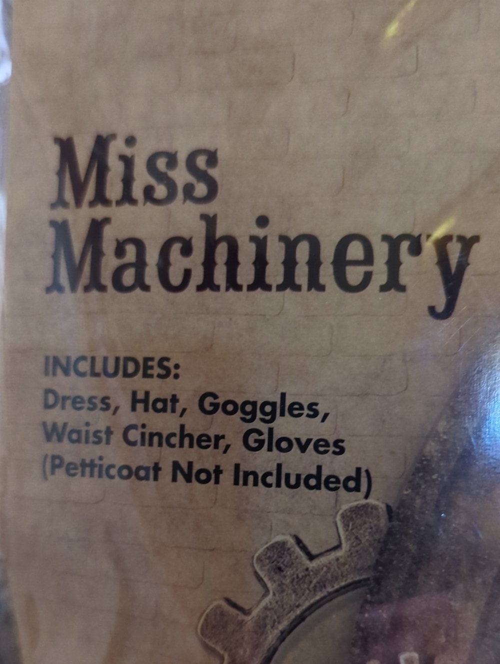 Spirit Miss Machinery Steampunk Women's Costume - Black & Brown - Picture 4 of 9